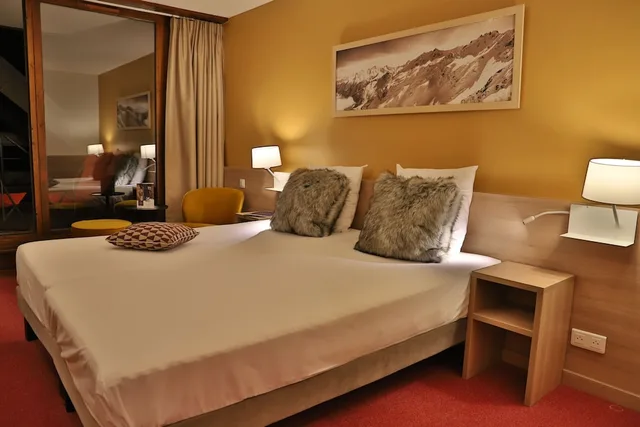 غرفة قياسية بسرير كوين، Sowell Hotels Mont Blanc Spa 9/10