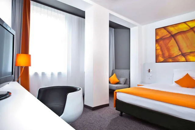 غرفة سوبيريور بسرير مزدوج أو سريرين منفصلين، Wyndham Garden Dusseldorf City Centre Konigsallee 2/3