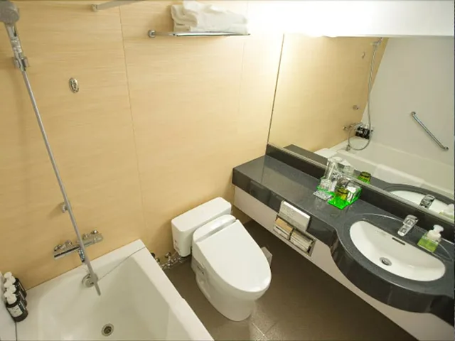 غرفة بسريرين منفصلين، Airport Hotel Kumamoto 6/7