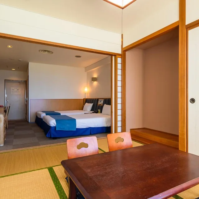 Japanese Western, Style, Single Bed, Ocean View، Hotel Resonex Nago 4/6