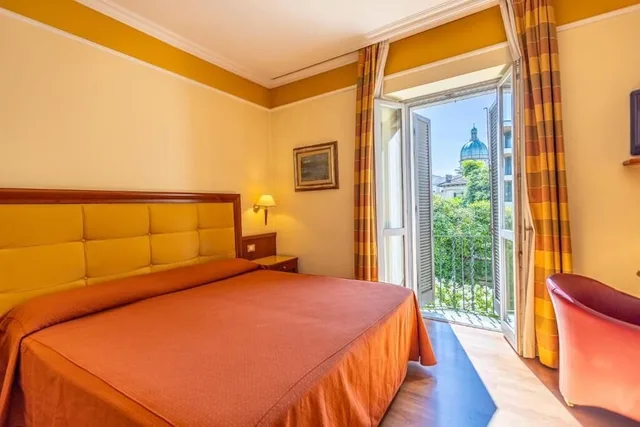 غرفة كلاسيكية بسرير مزدوج أو سريرين منفصلين بإطلالة على الحديقة، Hotel Il Chiostro 2/9