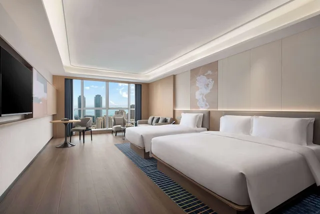 غرفة ديلوكس بسرير كينج، Microtel by Wyndham Qingdao Huangdao 1/1