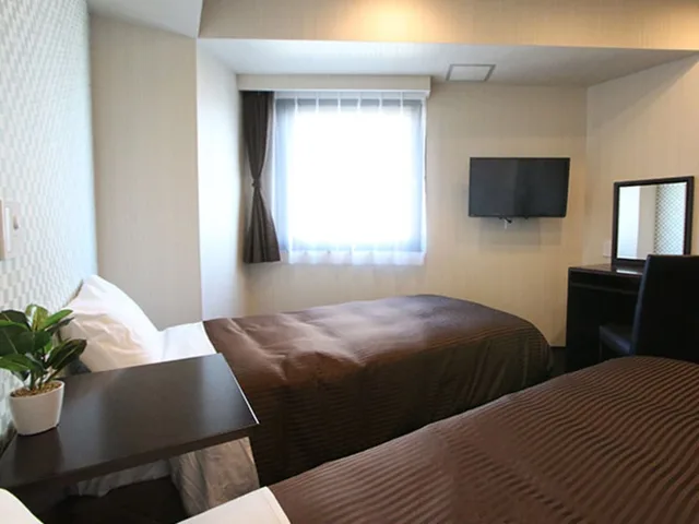 غرفة بسريرين منفصلين، HOTEL LiVEMAX Nihombashi Hakozaki 1/1