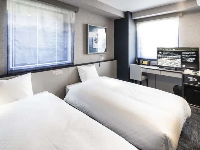 غرفة بسريرين منفصلين، Henn na Hotel Fukuoka Hakata 1/6