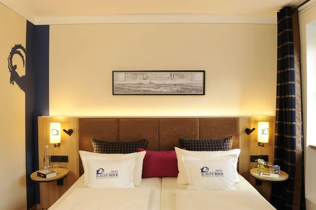 غرفة اقتصادية بسرير كوين بحمام مشترك، Hotel Blauer Bock 2/2