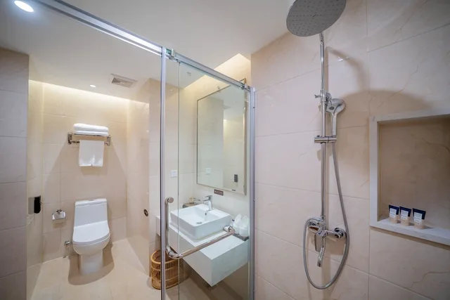 غرفة سوبيريور بسرير كوين، White Swan Guest House (Zhaoqing Hubin) 3/3