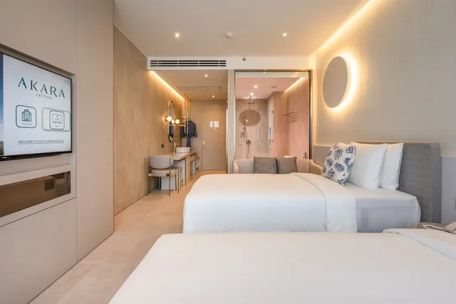 Aqua Deluxe Sea View Twin، Akara Hotel Pattaya 1/7