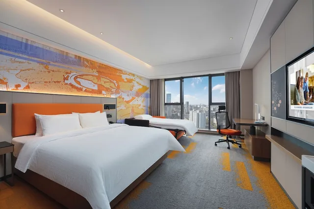 غرفة سوبيريور بسرير كينج، Hampton by Hilton Beijing Wuzi Xueyuan Road 1/3