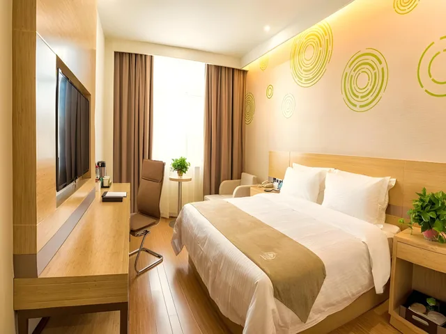 غرفة بزنس بسرير كوين، GreenTree Inn Anqing Tongcheng Tongan Road South Bus Station 1/2