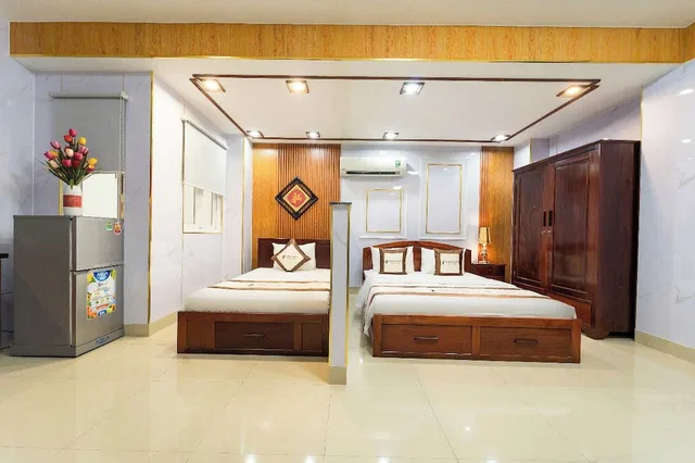 شقة سوبيريور بسرير كوين بغرفة نوم واحدة للمدخنين، Diamond Luxury Ben Thanh 4/10