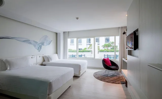 غرفة ديلوكس بسرير فردي، Centara Watergate Pavilion Hotel Bangkok 1/9