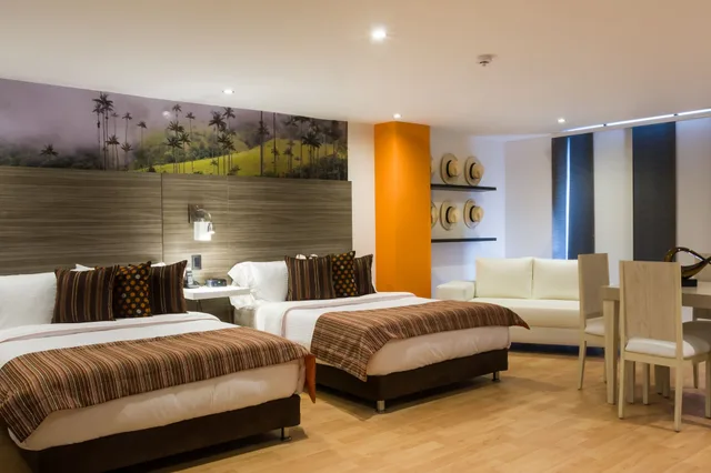 جناح بسرير كوين بشرفة، Isa Victory Hotel Boutique 3/4