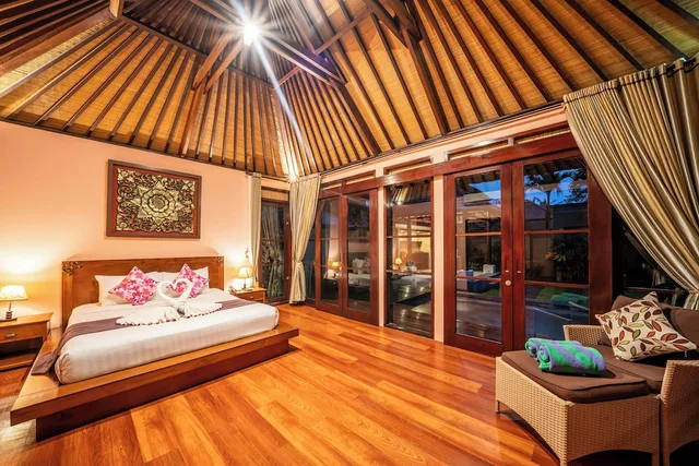 فيلا بسرير كوين بغرفة نوم واحدة بمسبح خاص، THE KAMPUNG UBUD VILLA 5/10