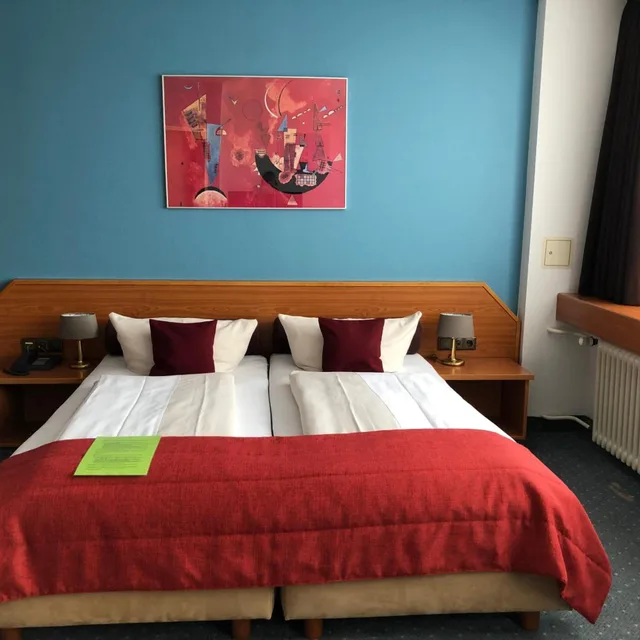 غرفة بسرير مزدوج أو سريرين منفصلين، Hotel Servatius 7/10