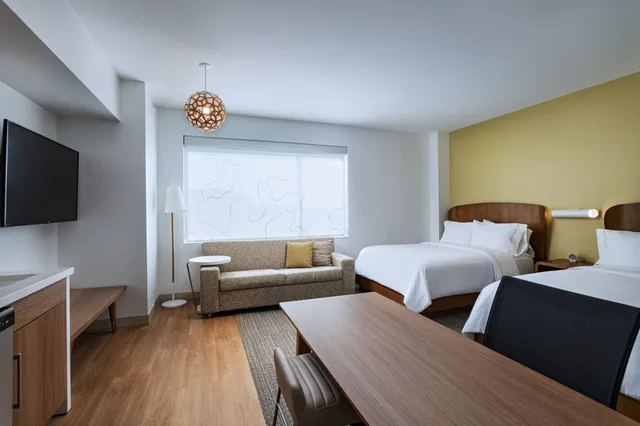 استوديو بسريرين مزدوجين، Element Dallas Las Colinas 1/3