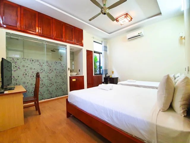 غرفة سوبيريور بسرير كوين، Anh Family Homestay 4/10