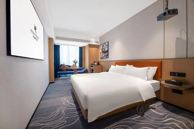 غرفة بزنس بسرير كوين، REZEN SELECT Hotel Guangzhou Baiyun Airport 2/2