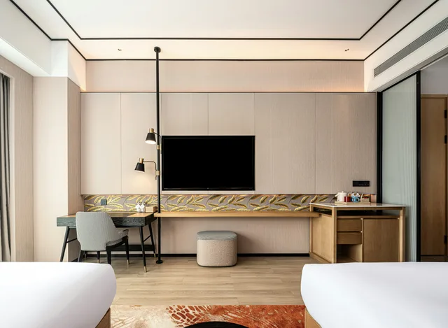 غرفة بسريرين منفصلين، Hilton Garden Inn Fenyang Yulongwan 6/6
