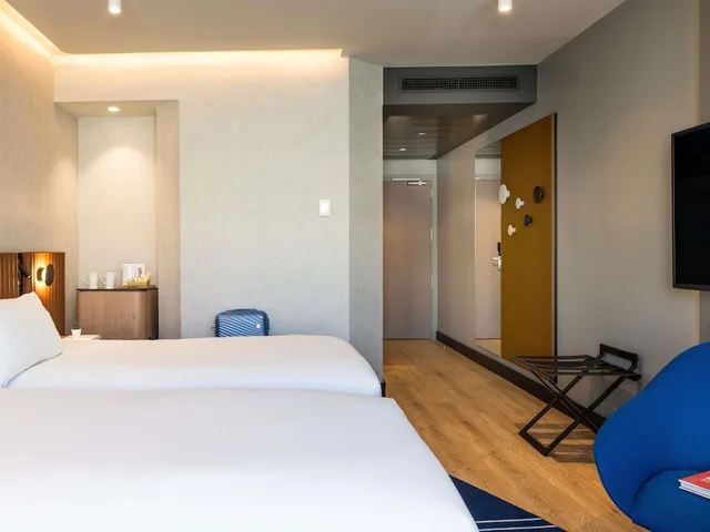 غرفة تنفيذية بسريرين منفصلين، Pullman Madrid Airport and Feria Hotel 4/10