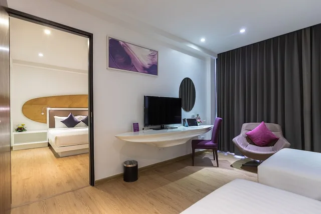 غرفة متصلة عائلية بسرير مزدوج وسريرين منفصلين، Hotel Icon Bangkok 2/8