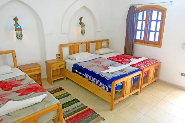 غرفة قياسية ثلاثية بإطلالة على الحديقة بغرفة نوم واحدة، Hotel Sheherazade 1/7