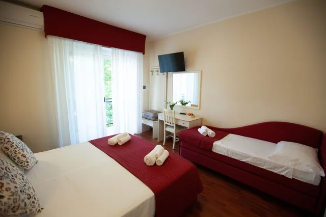 غرفة ديلوكس ثلاثية بشرفة، Hotel Maestri 3/10