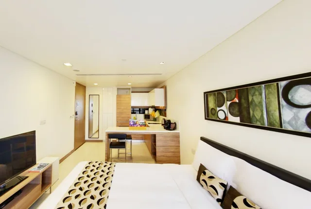 استوديو تنفيذي بسرير مزدوج، Novotel Living Singapore Orchard 6/10