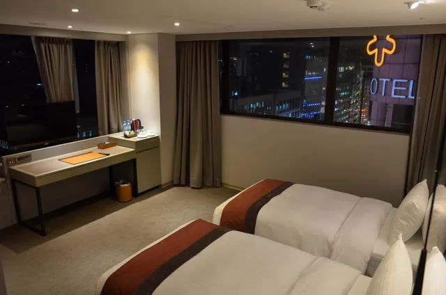 غرفة ديلوكس بسريرين منفصلين، Green World Hotel Grand Nanjing 5/7