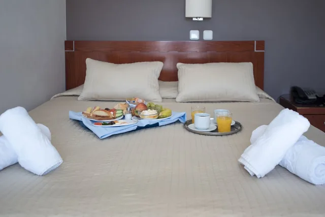 غرفة بسرير مزدوج أو سريرين منفصلين، Epidavros Hotel 4/6