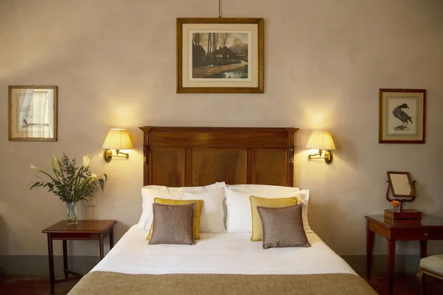 غرفة ديلوكس بسريرين كوين بشرفة، Hotel Palazzo Guadagni 3/3