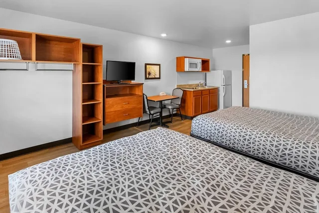 غرفة بسريرين كوين، WoodSpring Suites Chesapeake-Norfolk Greenbrier 4/7