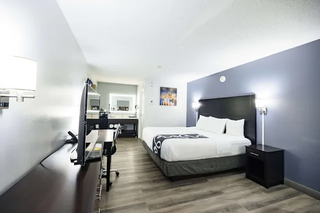 Room, King Bed, La Quinta Inn by Wyndham Tampa Near Busch Gardens 7/9