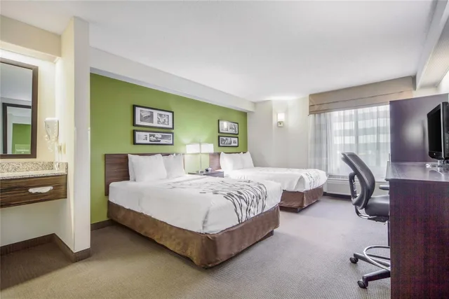 غرفة بسريرين مزدوجين، Sleep Inn & Suites Columbus, NE 1/2