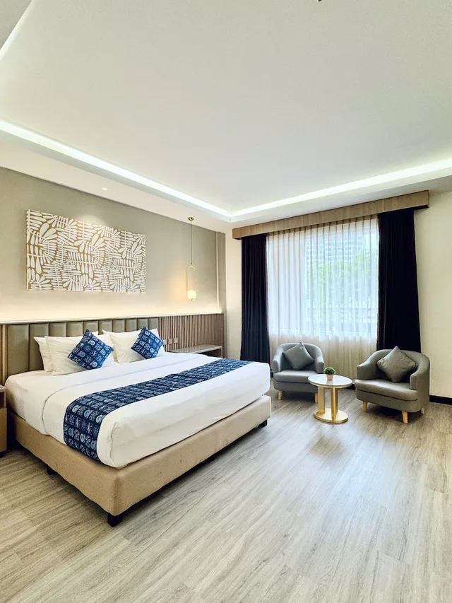غرفة غراند ديلوكس بسرير كينج، Batam Harbour Boutique Hotel And Spa 3/5