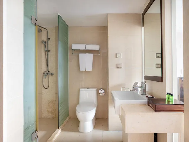 غرفة ديلوكس بإطلالة على المدينة، Barry Boutique Seaview Hotel Sanya 6/6