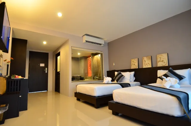 غرفة ديلوكس بسريرين منفصلين بإطلالة على المسبح، Chaweng Noi Pool Villa 2/5