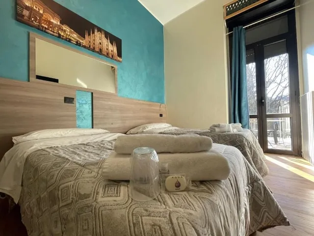 غرفة قياسية بسرير مزدوج، Milan Hostel 7/10