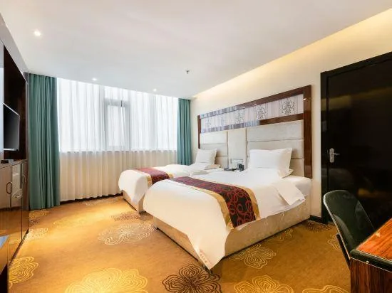 غرفة مريحة بسريرين منفصلين، Wulong Hotel 1/1