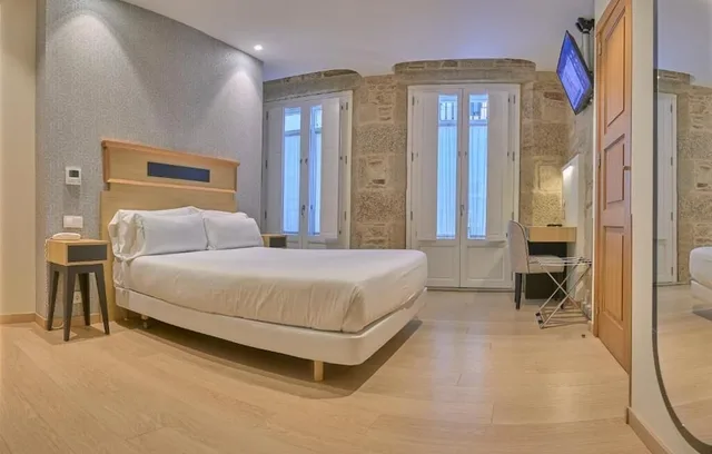 غرفة بسريرين منفصلين، Hotel Praza Quintana 4/10