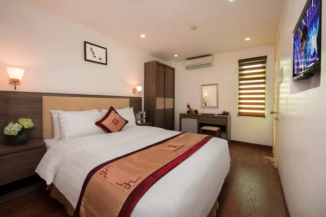غرفة قياسية بسريرين منفصلين، Hotels Van Mieu 1/2