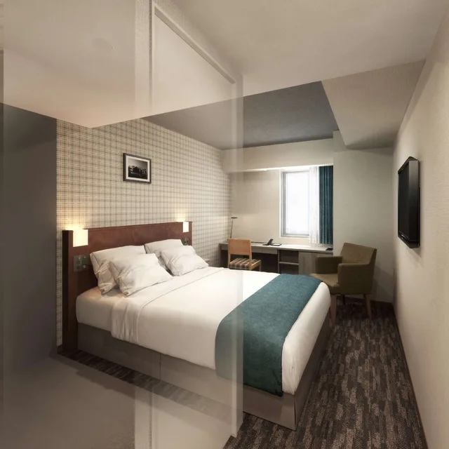 غرفة قياسية بسرير مزدوج، KOKO HOTEL Sapporo Odori 1/1