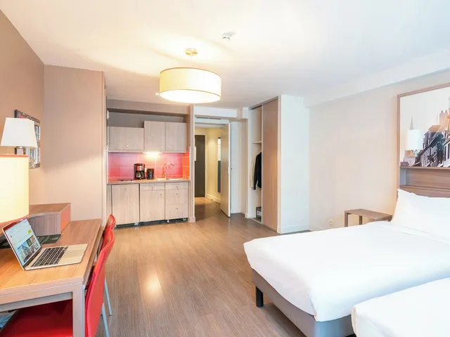 استوديو سوبيريور بسريرين منفصلين بإطلالة على النهر، City O Appart Hotel 5/10