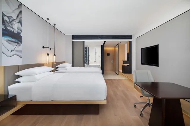 غرفة ديلوكس بسريرين مزدوجين بإطلالة على المدينة، Fairfield by Marriott Shenzhen Shenshan Special Cooperation Zone 1/3