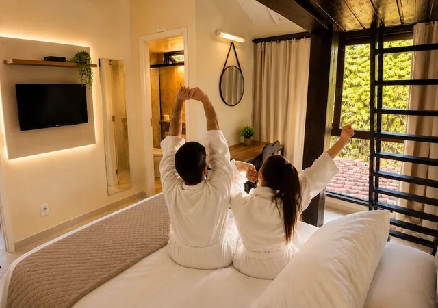غرفة عائلية ثلاثية بسرير مزدوج وسرير بطابقين، Casa Encantada Hotel & Suites 4/6