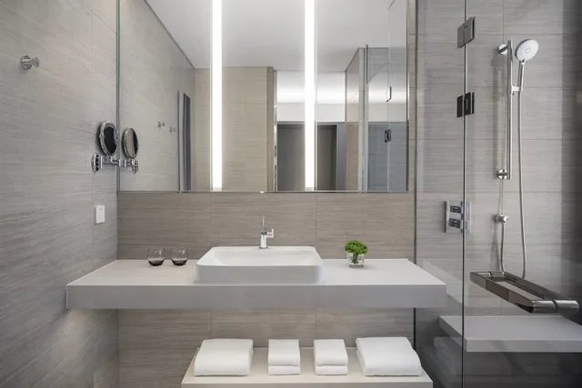 غرفة بسريرين مزدوجين بإطلالة على المدينة، Courtyard By Marriott Shanghai Minhang 3/4
