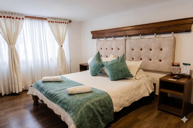 غرفة قياسية بسرير مزدوج، Hotel Las Palmas Villa De Leyva 3/10