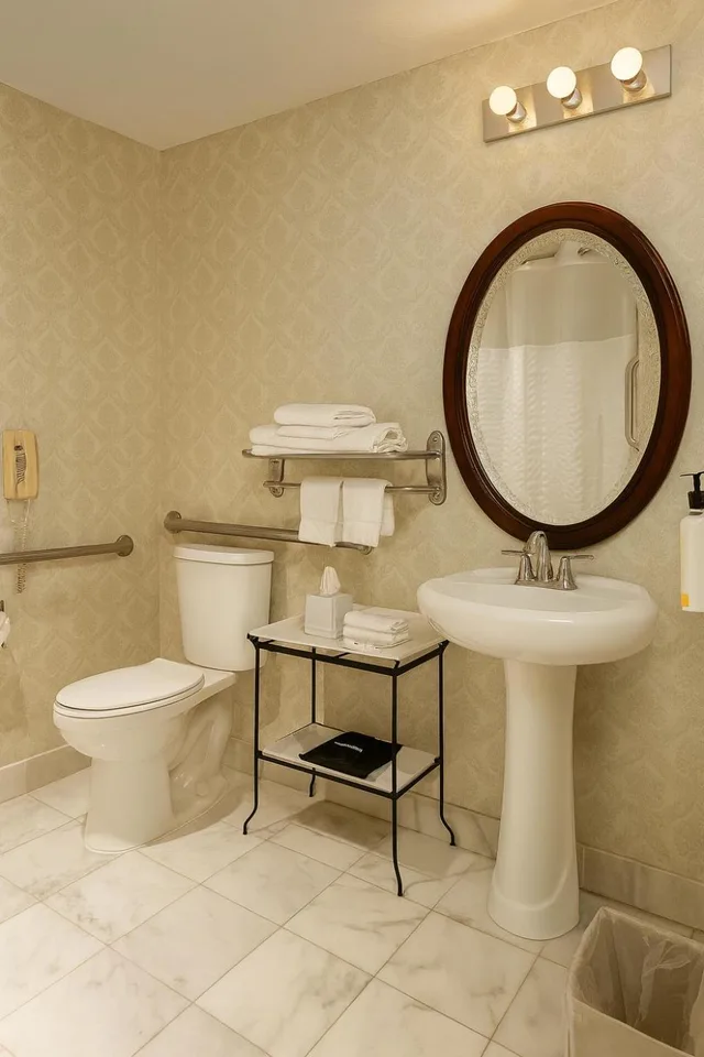 غرفة بسريرين كوين لذوي الإعاقة، Carlyle Hotel 6/8