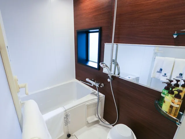 غرفة بزنس بسريرين منفصلين، Hotel Livemax Sendai Hirose-dori 4/5
