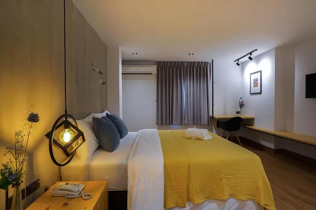 غرفة قياسية بسرير مزدوج، Hap at Sathorn 4/6