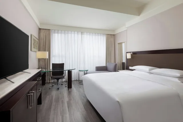 غرفة بريميير بسرير كينج بإطلالة على المدينة، Courtyard Hangzhou Wulin 4/8